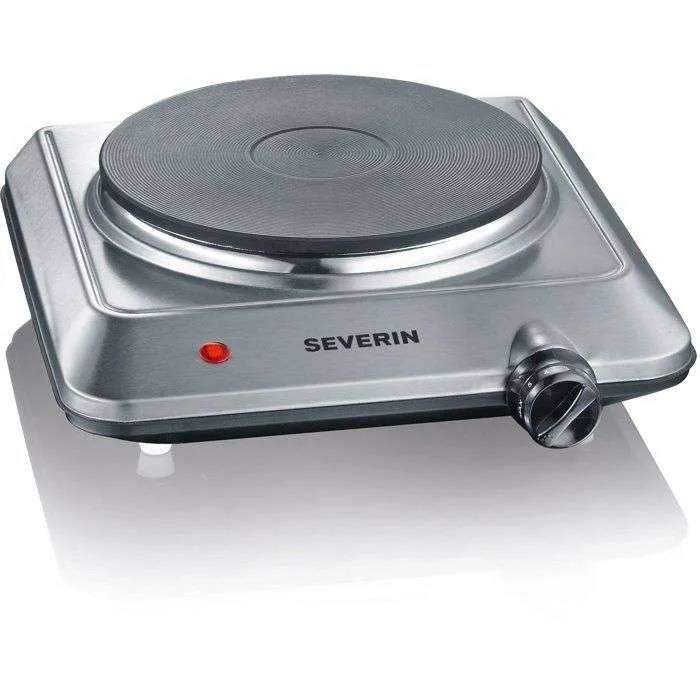 SEVERIN KP1092 Rechaud - elektrische kookplaat 1500W - diameter 18 cm - regelbare thermostaat - ideaal voor kleine ke...-0