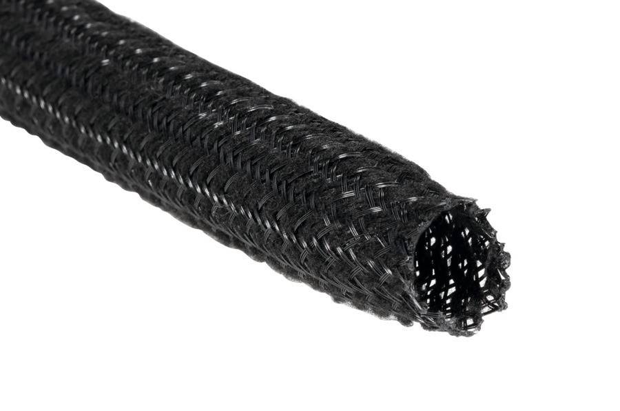 HELLERMANNTYTON HEGSAS12-PET-BK-C4 Omvlechting; Øomvlechting: 8÷20nom.12mm; polyester; zwart - 100 meter-0