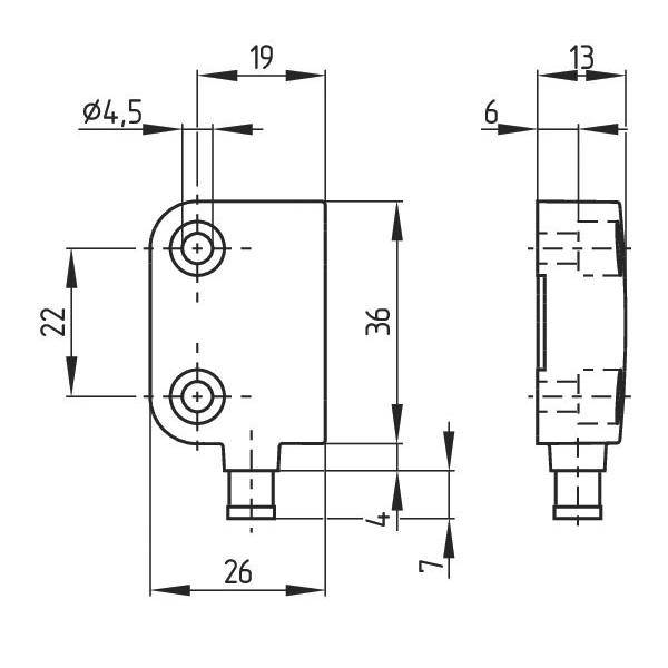 Schmersal Sicherheits-Sensor BNS 260-02/01Z-ST-R-1