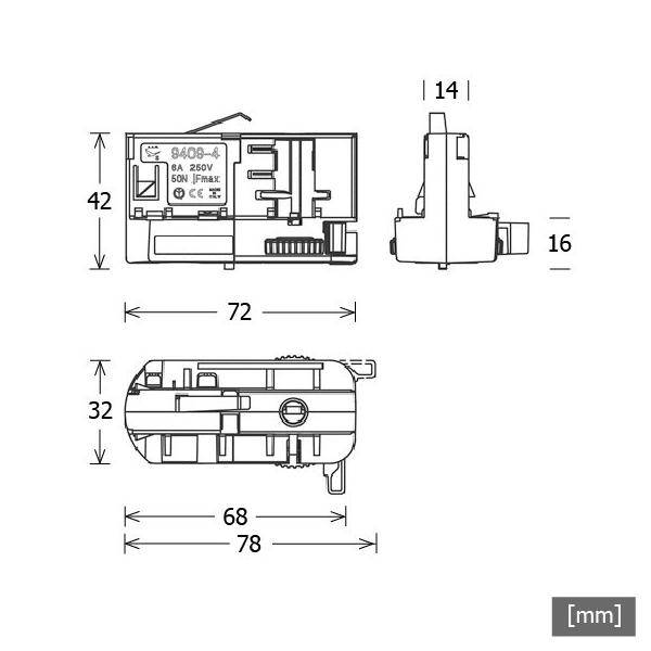 LTS Licht&Leuchten 3-Phasen Adapter M10 ST-Z LA30-1