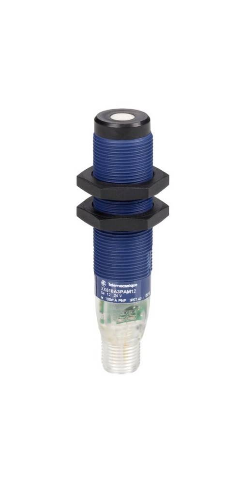 Telemecanique Ultrasone sensor Ultrasoon M18 Vlak PNP XX518A3PAM12-0