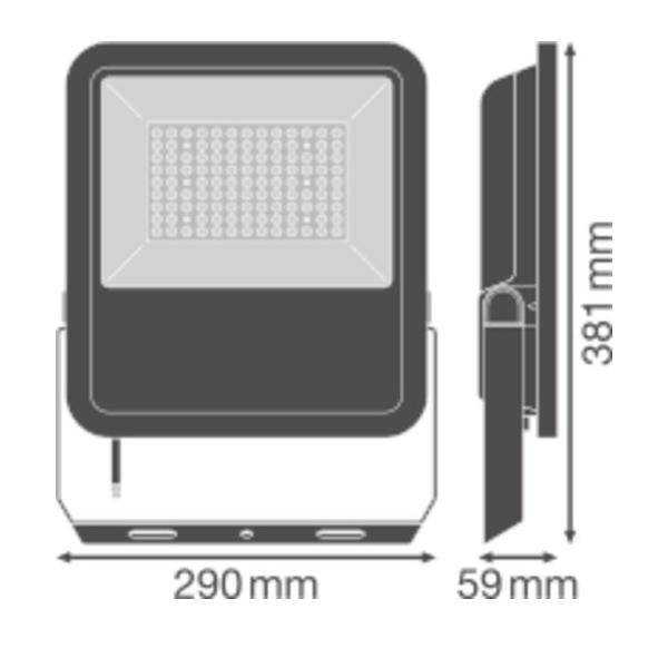 Ledvance LED Floodlight | 72W 3000K 9200lm 830 IP65-3