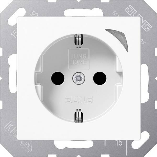 HOME WCD RA 1-voudig inbouw A(S)500 Safety+ alpin wit 1 stuk
