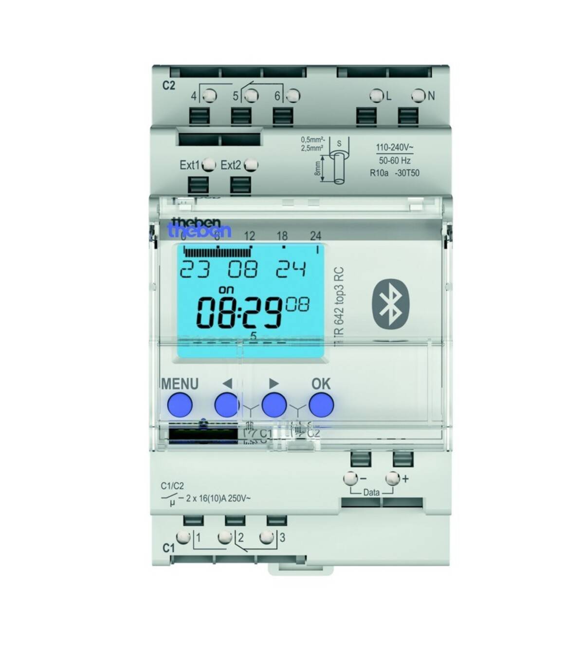 Theben Digitale Zeitschaltuhr TR 642 top3 BLE RC-0
