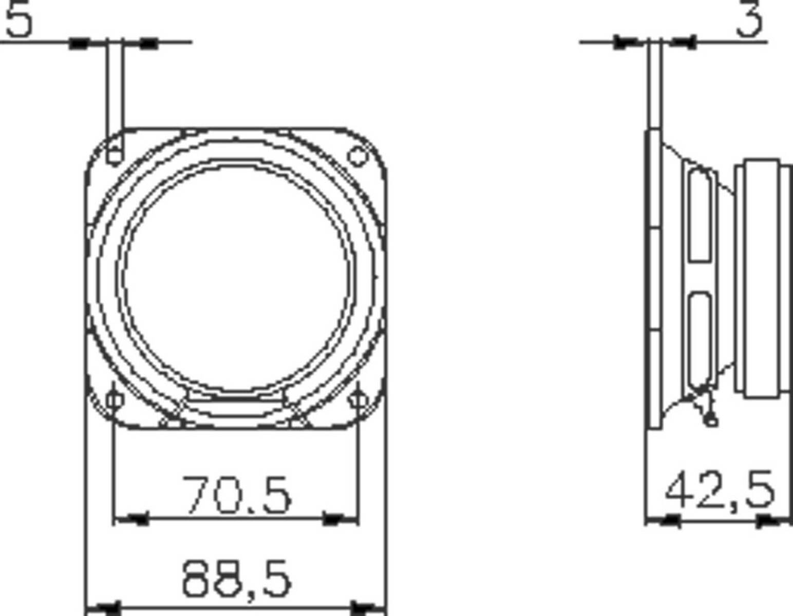 WHD Lautsprecher-Chassis PM87BB-8-0
