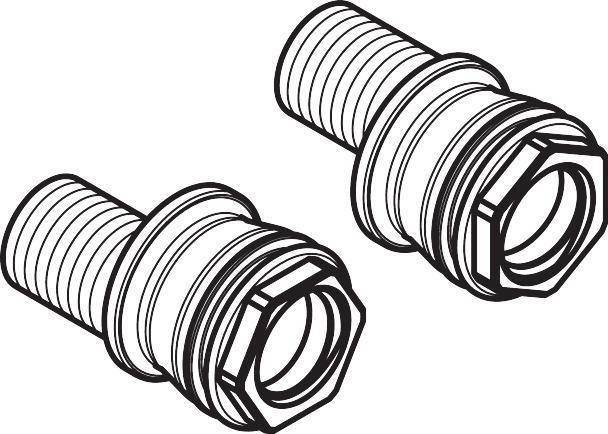 Hansgrohe 95772000 S-koppelingen t.b.v. Ecostat Select douche/badkraan4011097680934-3