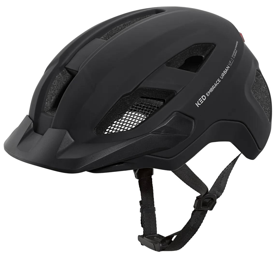 Fietshelm KED Embrace Urban - L (58-62 cm) - matzwart-0