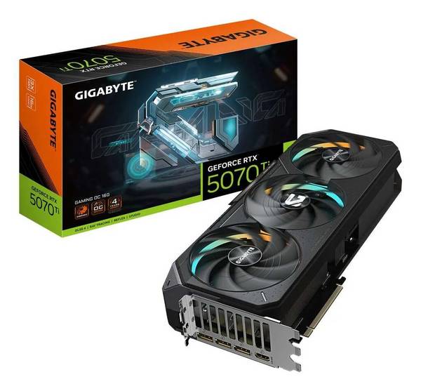 Grafische kaart Gigabyte GeForce RTX 5070 Ti GAMING OC 16 GB GDDR7