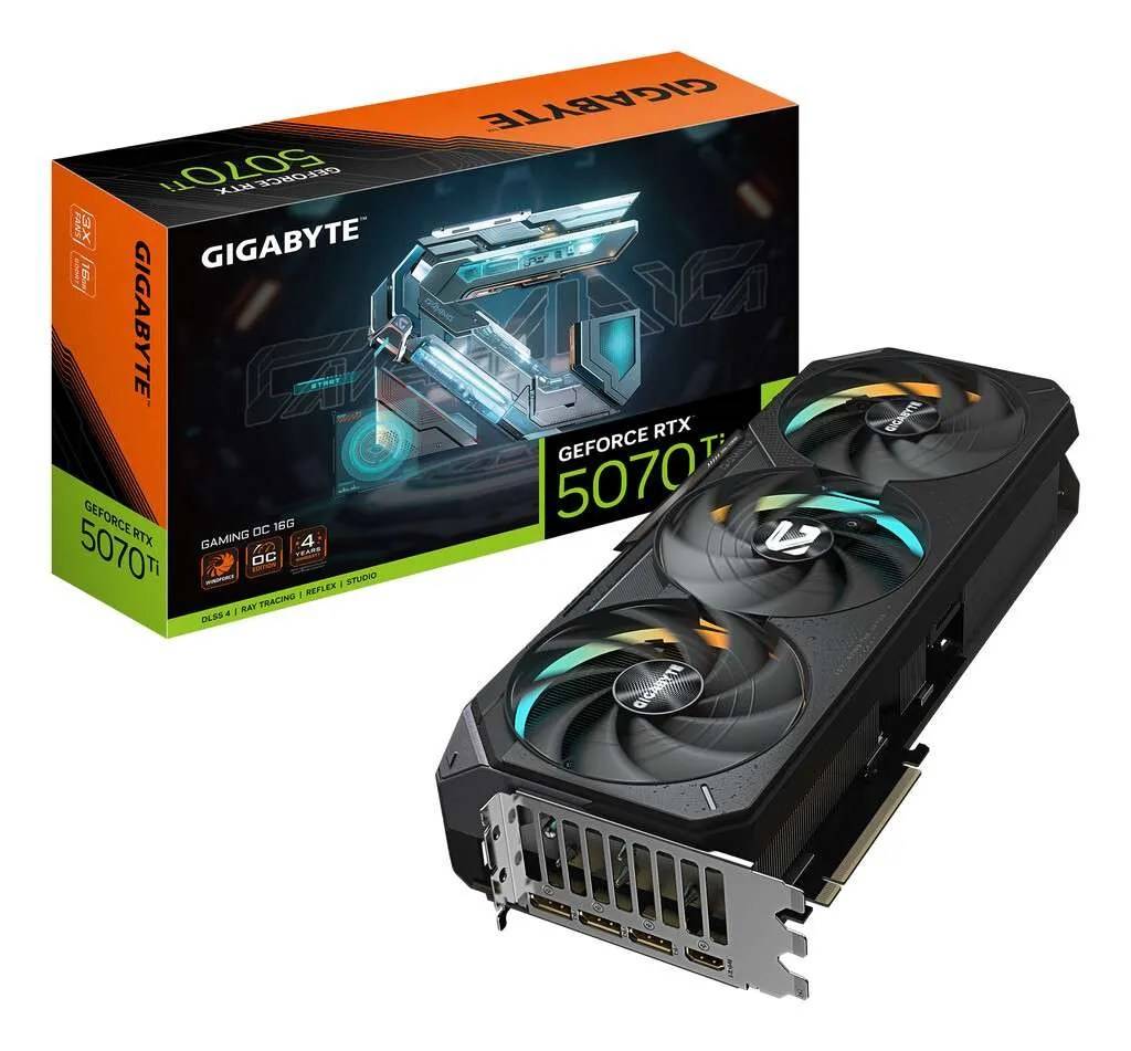 Grafische kaart Gigabyte GeForce RTX 5070 Ti GAMING OC 16 GB GDDR7-0