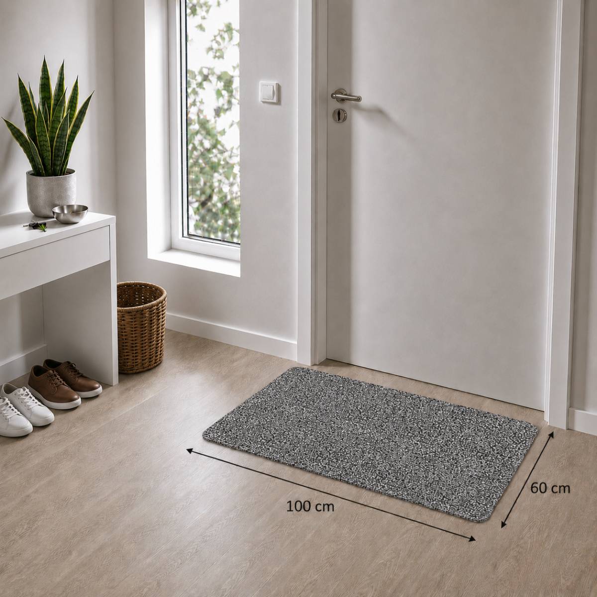 Droogloopmat Aquastop 60x100cm graniet-1