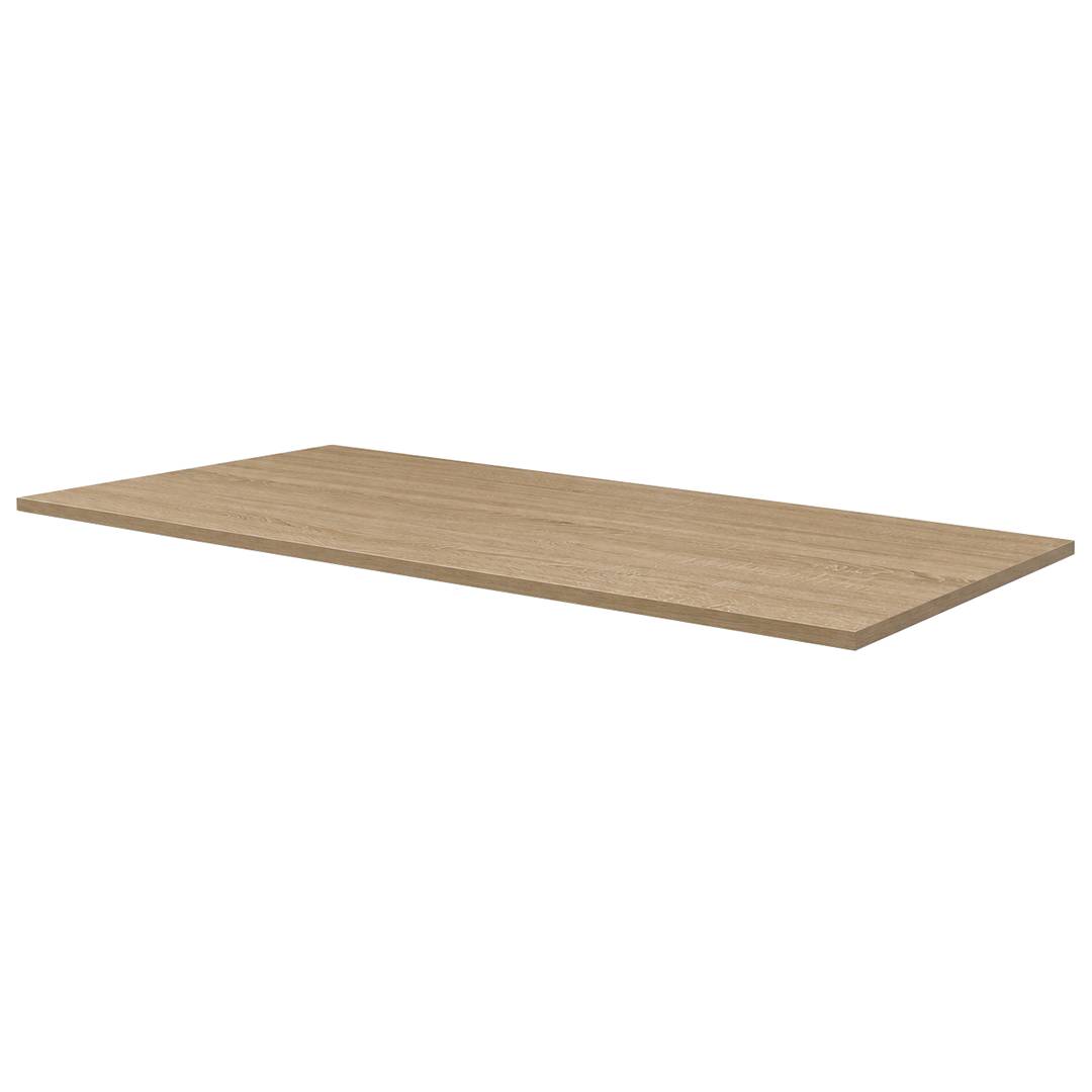 Elektrisch verstelbaar bureau - 180x80 cm - Zwart / Eiken-2