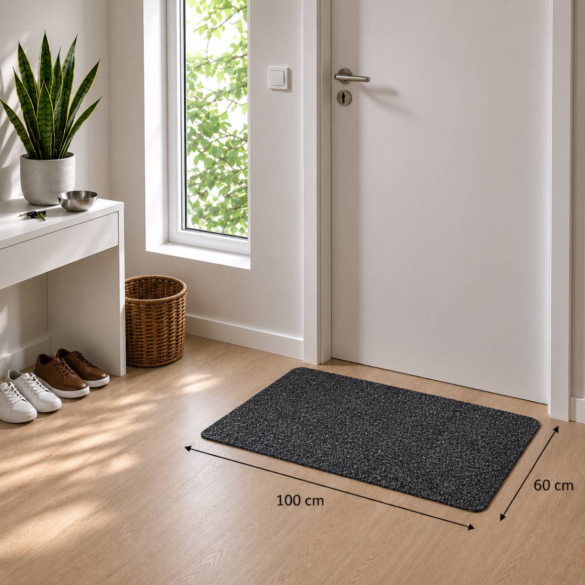 Droogloopmat Aquastop 60x100cm antraciet-1
