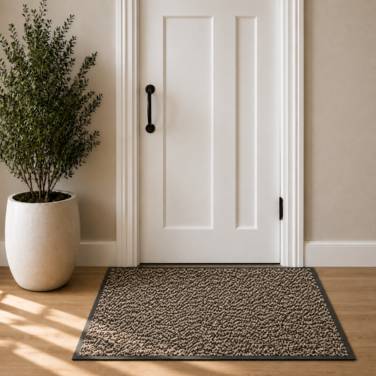 Schoonloopmat Beige - Mars - 90 x 120 cm