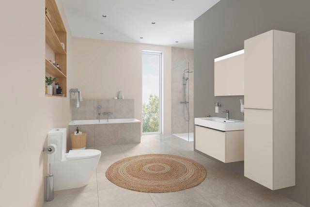 Shower Systems Douchesysteem 1000 Chroom Hoogglans 303x573x1124 mm-2
