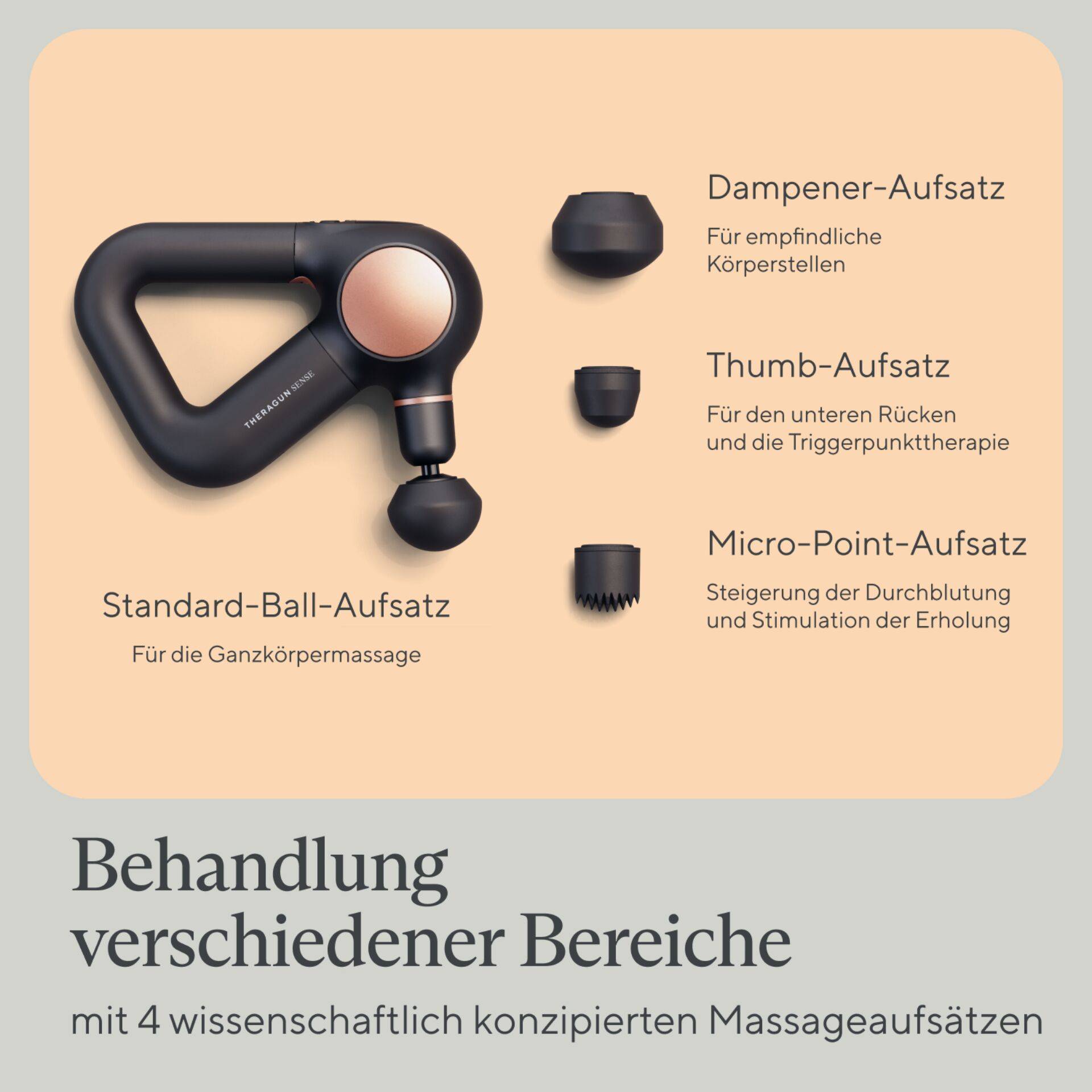 Therabody Theragun Sense massager Universeel Zwart-4