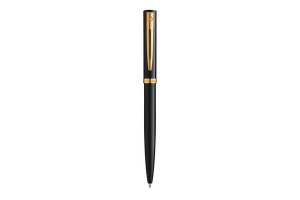 WATERMAN Balpen IMPRESSION Zwarte Lak GT M Blauwe Geschenkdoos
