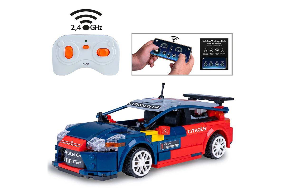 Jamara CaDA 2008 Citroën C4 WRC op afstand bestuurbare modelauto met elektrische motor 1:20-1