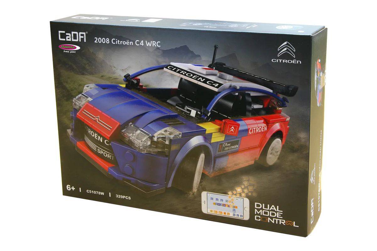 Jamara CaDA 2008 Citroën C4 WRC op afstand bestuurbare modelauto met elektrische motor 1:20-2