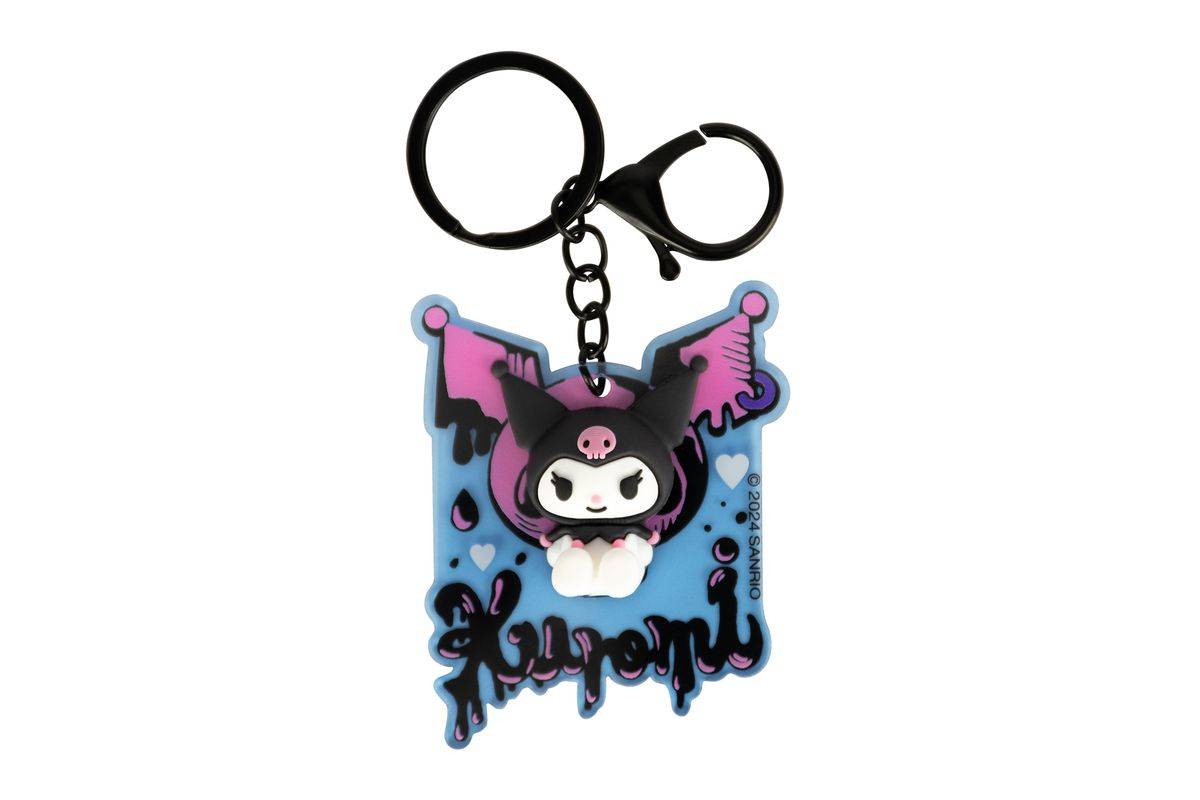 BlueSkyStudios Sanrio Kuromi 3D-sleutelhanger-0