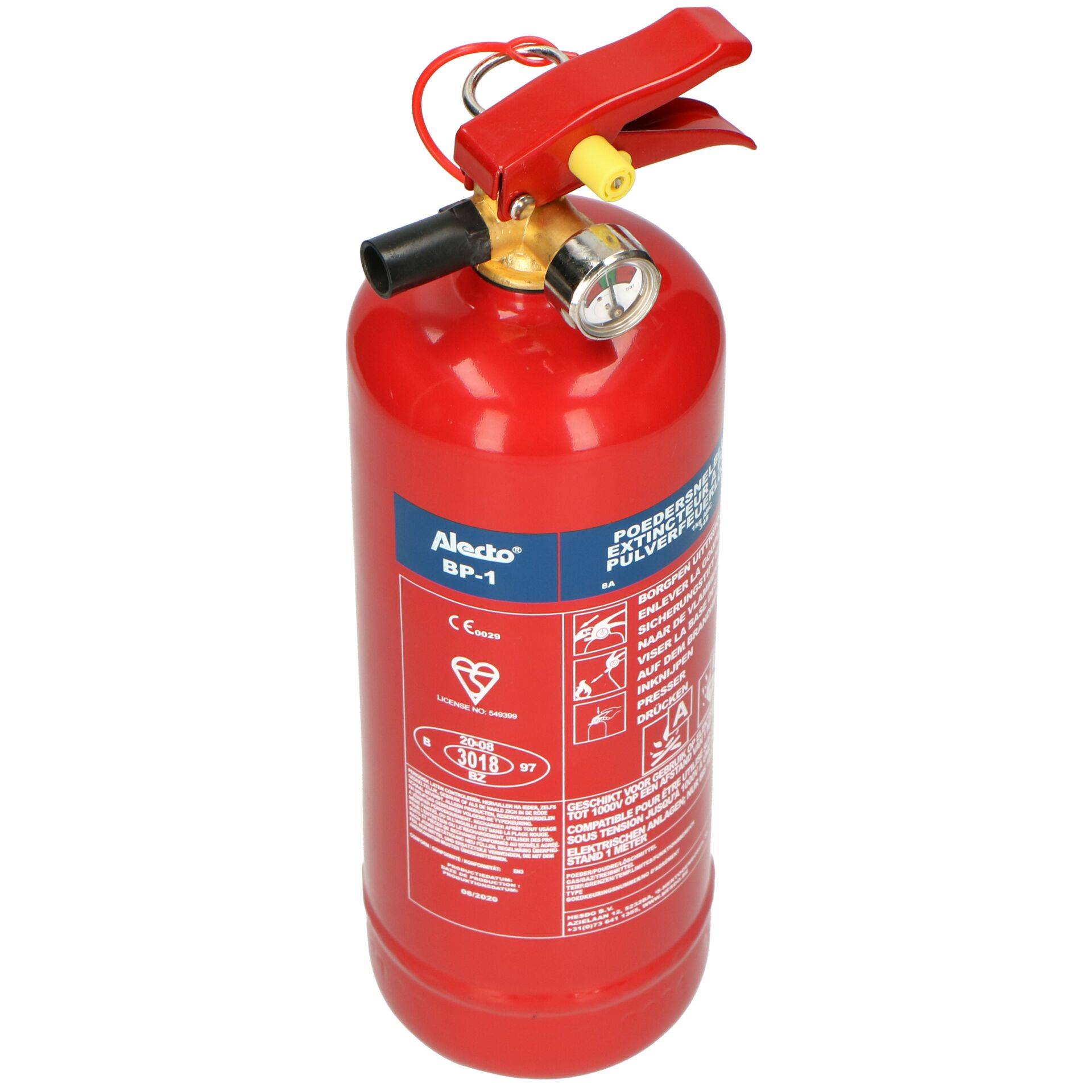 Alecto BP-1 Poederbrandblusser, 1 kg-1