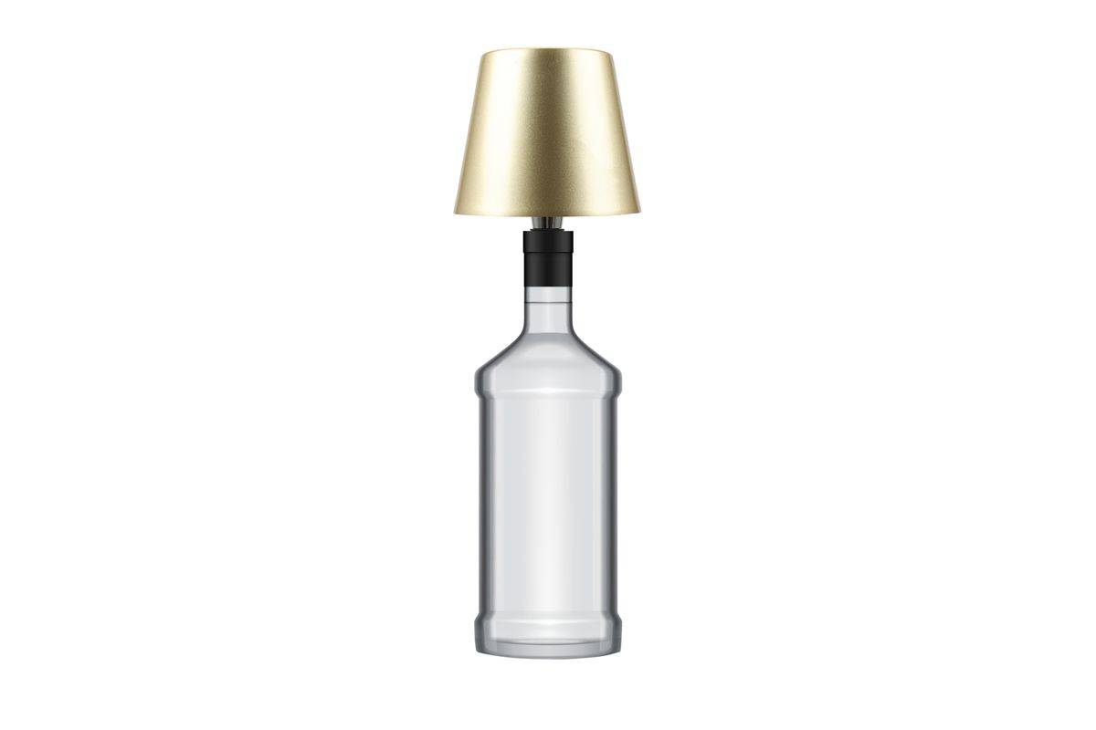 AddLiving LED-flessenlamp goud-0