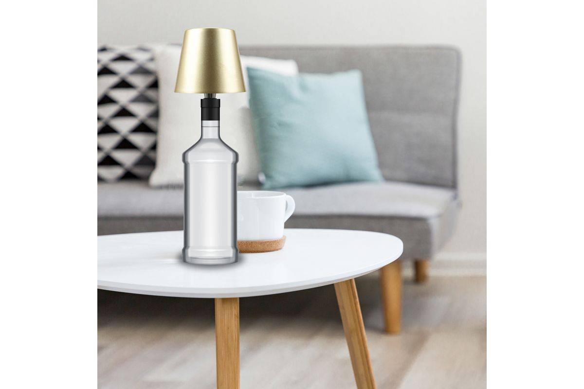 AddLiving LED-flessenlamp goud-2