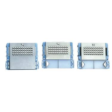 Powercom module audio frontplaat met 1 drukker 1 stuk