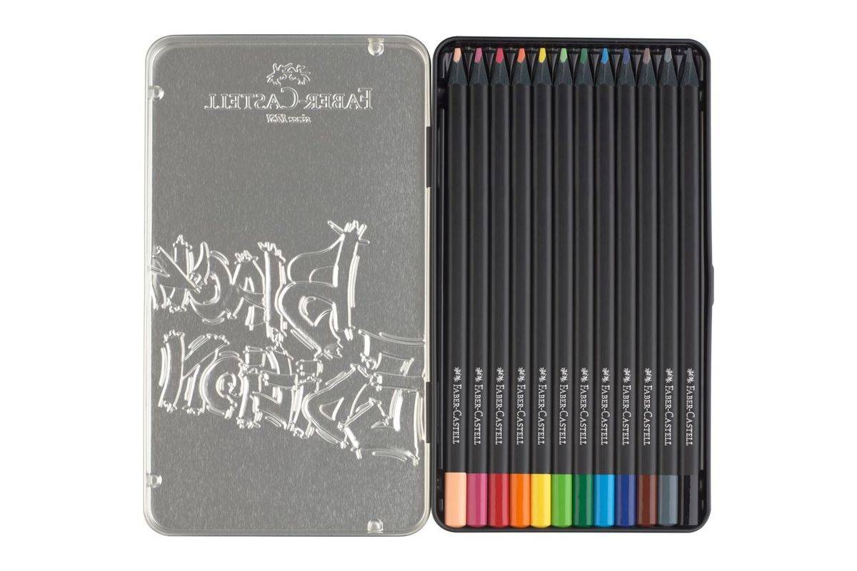 Faber-Castell 116413 Kleurpotloden Beige, Zwart, Blauw, Bruin, Groen, Grijs, Lichtblauw, Lichtgroen, Oranje, Roze, Rood,-1