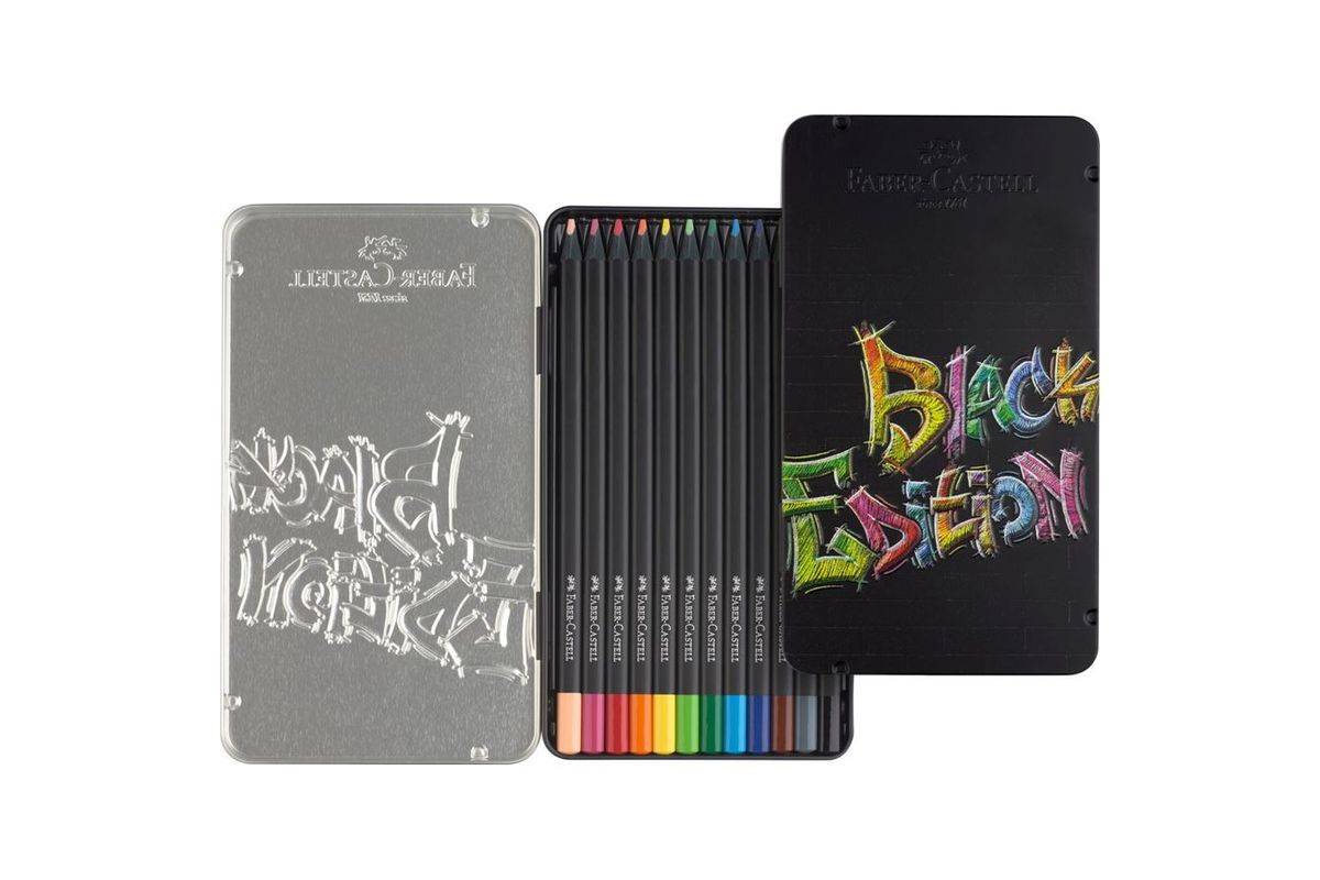 Faber-Castell 116413 Kleurpotloden Beige, Zwart, Blauw, Bruin, Groen, Grijs, Lichtblauw, Lichtgroen, Oranje, Roze, Rood,-2