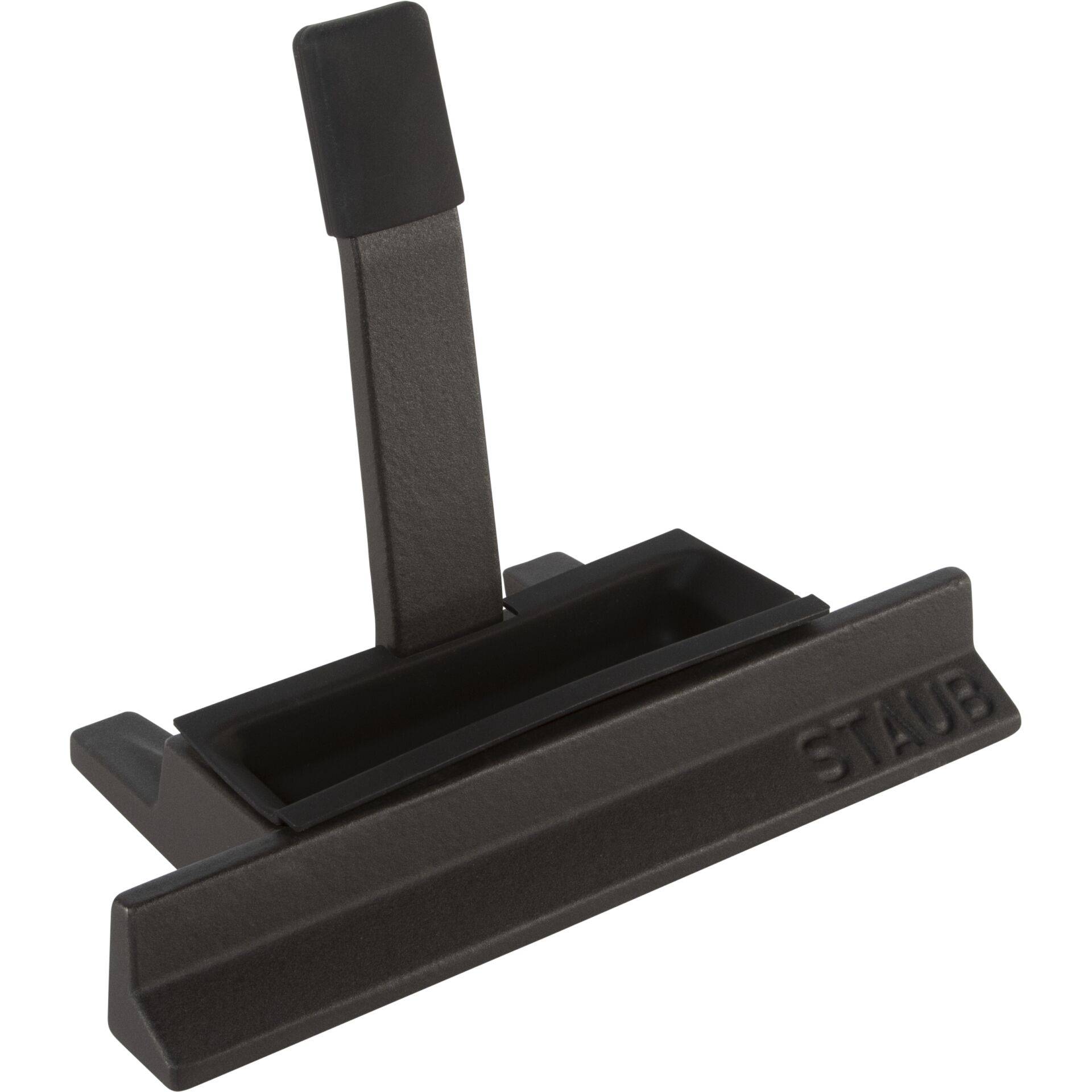 Staub dekselhouder, zwart, gietijzer-1