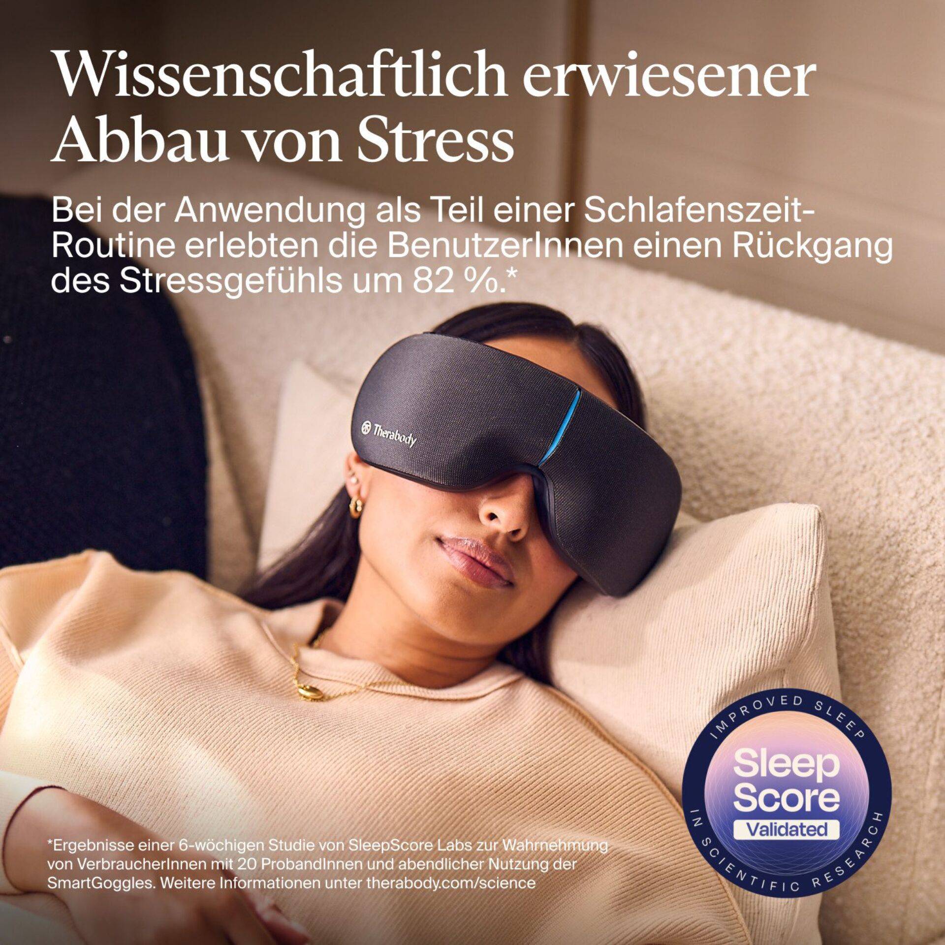 Therabody Smart Goggles 2.0 gezichtsmassagebril zwart-3