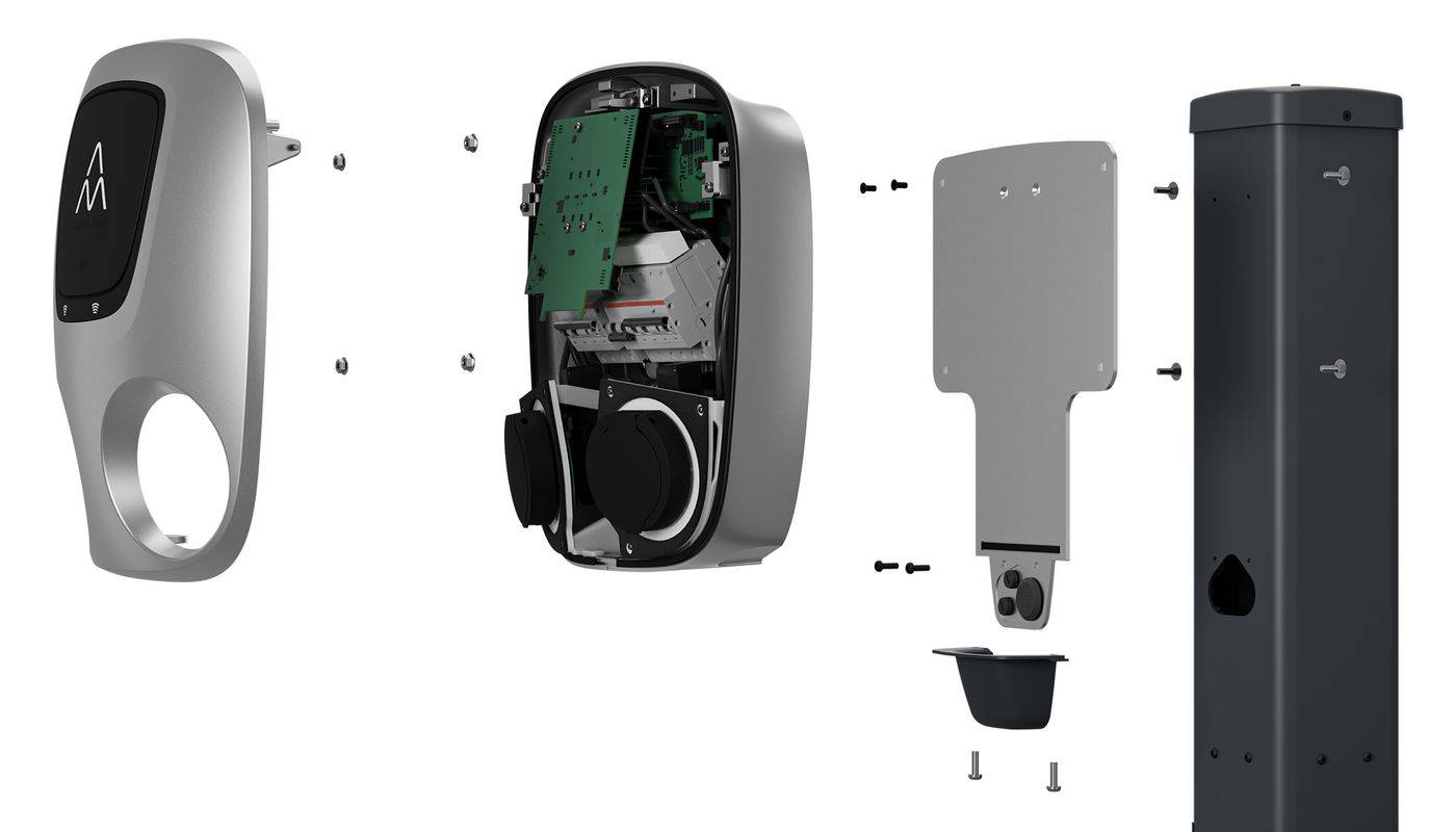 Charge Amps kolomadapterplaat - Charge Amps Aura-2