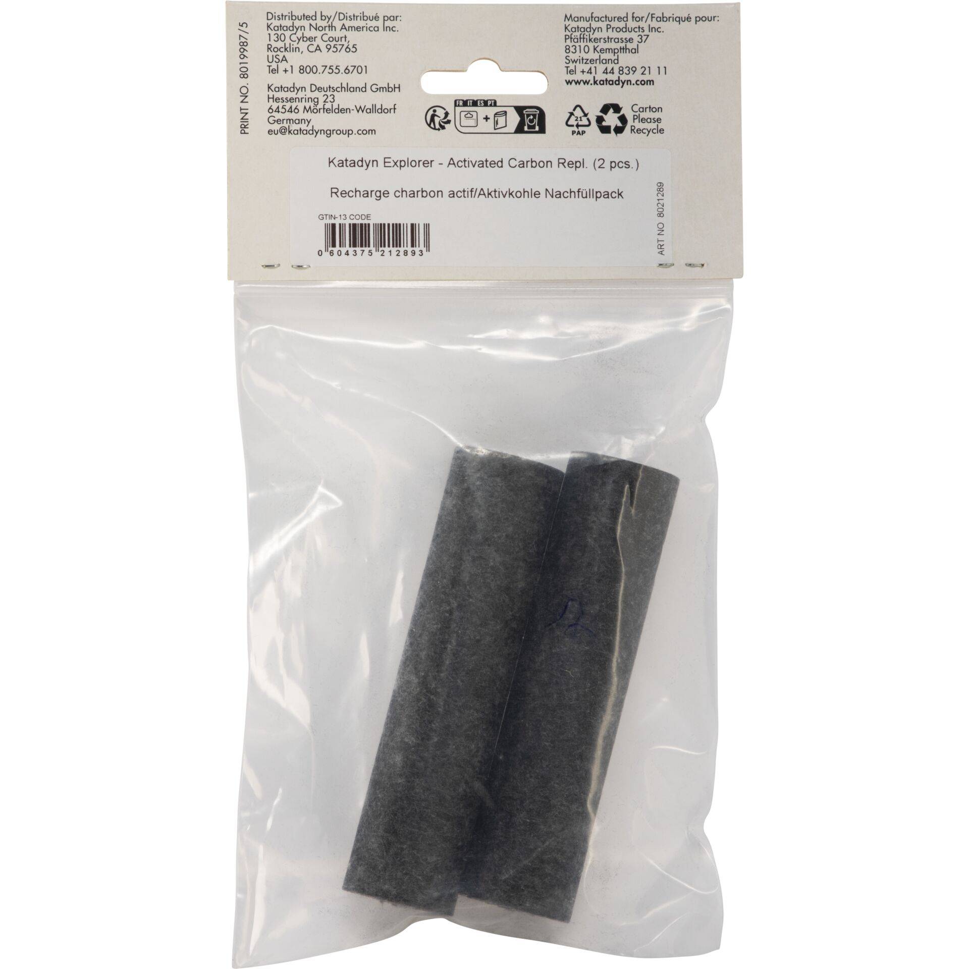 Katadyn Explorer Aktivkohle Nachfüllpack 2 Stk.-1
