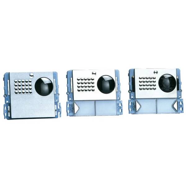 Powercom module audio/video frontplaat met 1 drukker 1 stuk