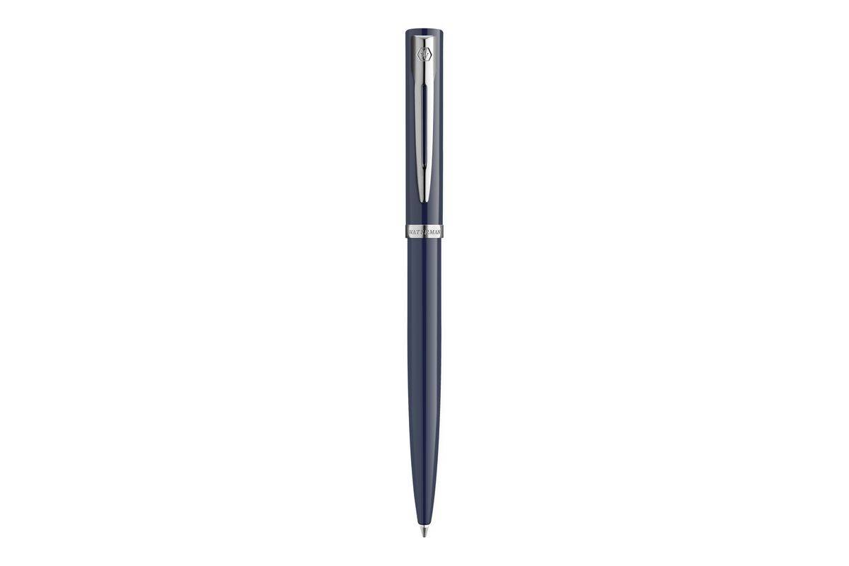 WATERMAN Balpen IMPRESSION Blauwe Lak CT M Blauwe Geschenkdoos-0