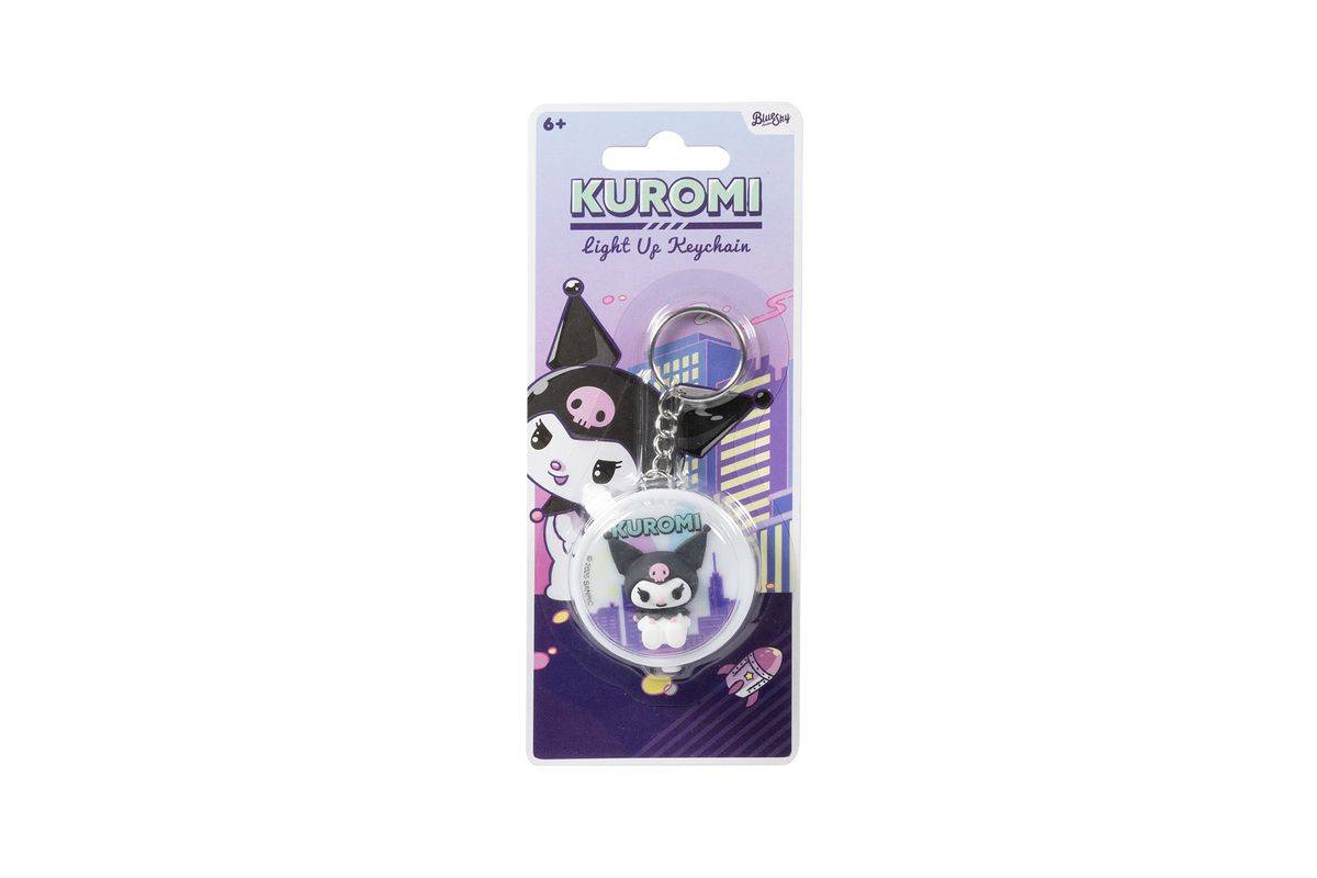 BlueSkyStudios Sanrio Kuromi sleutelhanger met lichtjes-1