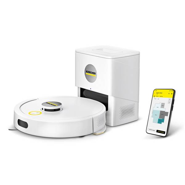 KARCHER RVC 3 Comfort witte vloerreinigingsrobot met basisstation