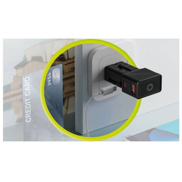 Mobile Origin reisadapter 25W EU/VS/VK/AU, wit