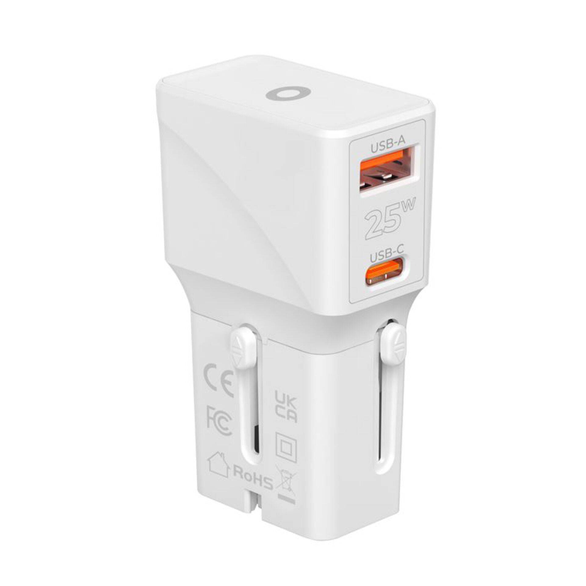 Mobile Origin reisadapter 25W EU/VS/VK/AU, wit-4