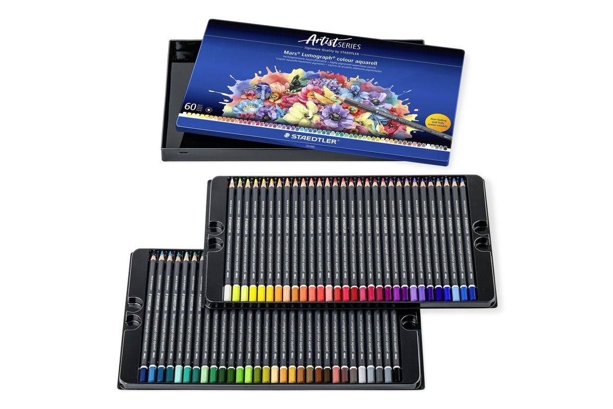 STAEDTLER Kleurpotloden Aqua Mars 60 stuks 100% PEFC-4