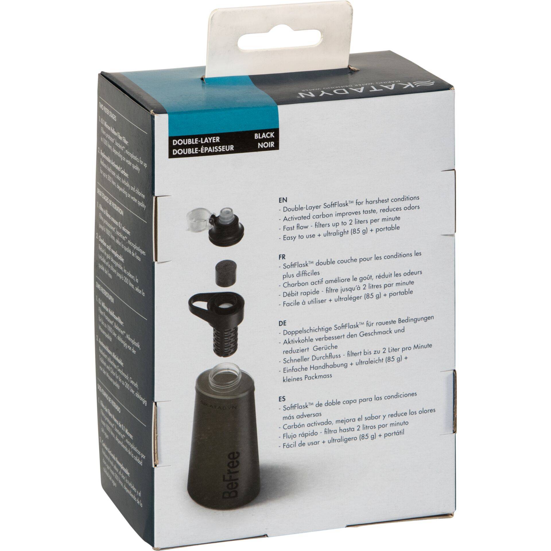 Katadyn BeFree Filter AC 1,0L zwart-1