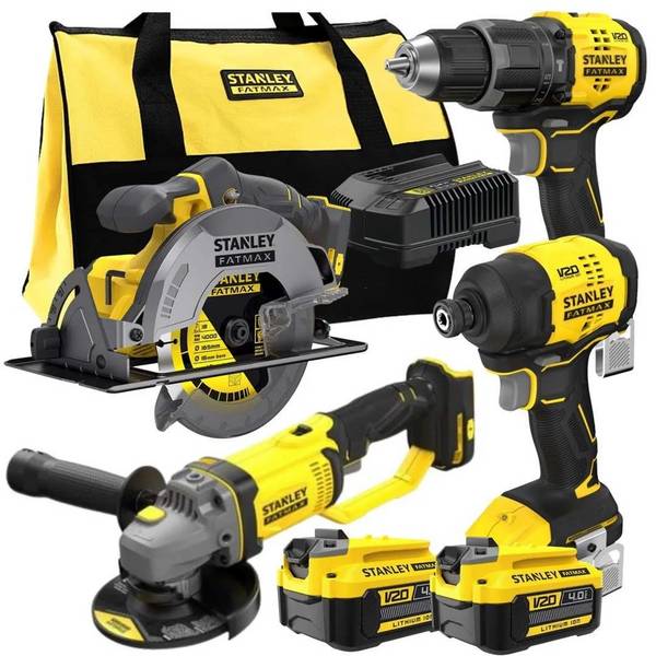 STL Elektrisch gereedschapset STANLEY 18V, 4-delig SFMCK459M2S