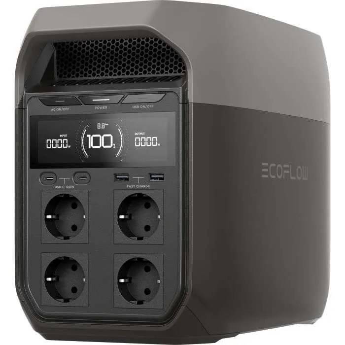 Draagbaar energiestation - EcoFlow - DELTA 3 - 1024Wh LiFePO4-accu, verschillende vermogens-0