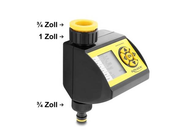 Delock Irrigation Timer – 1-Zone Electronic Timer for Automatic Garden Watering