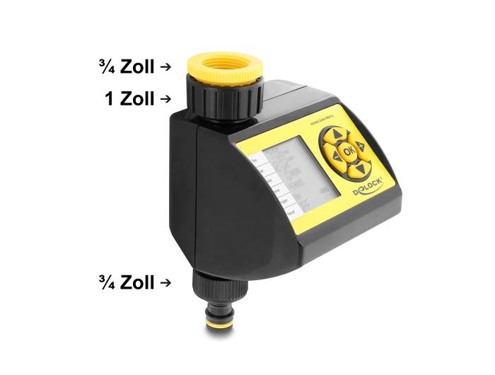 Delock Irrigation Timer – 1-Zone Electronic Timer for Automatic Garden Watering-0