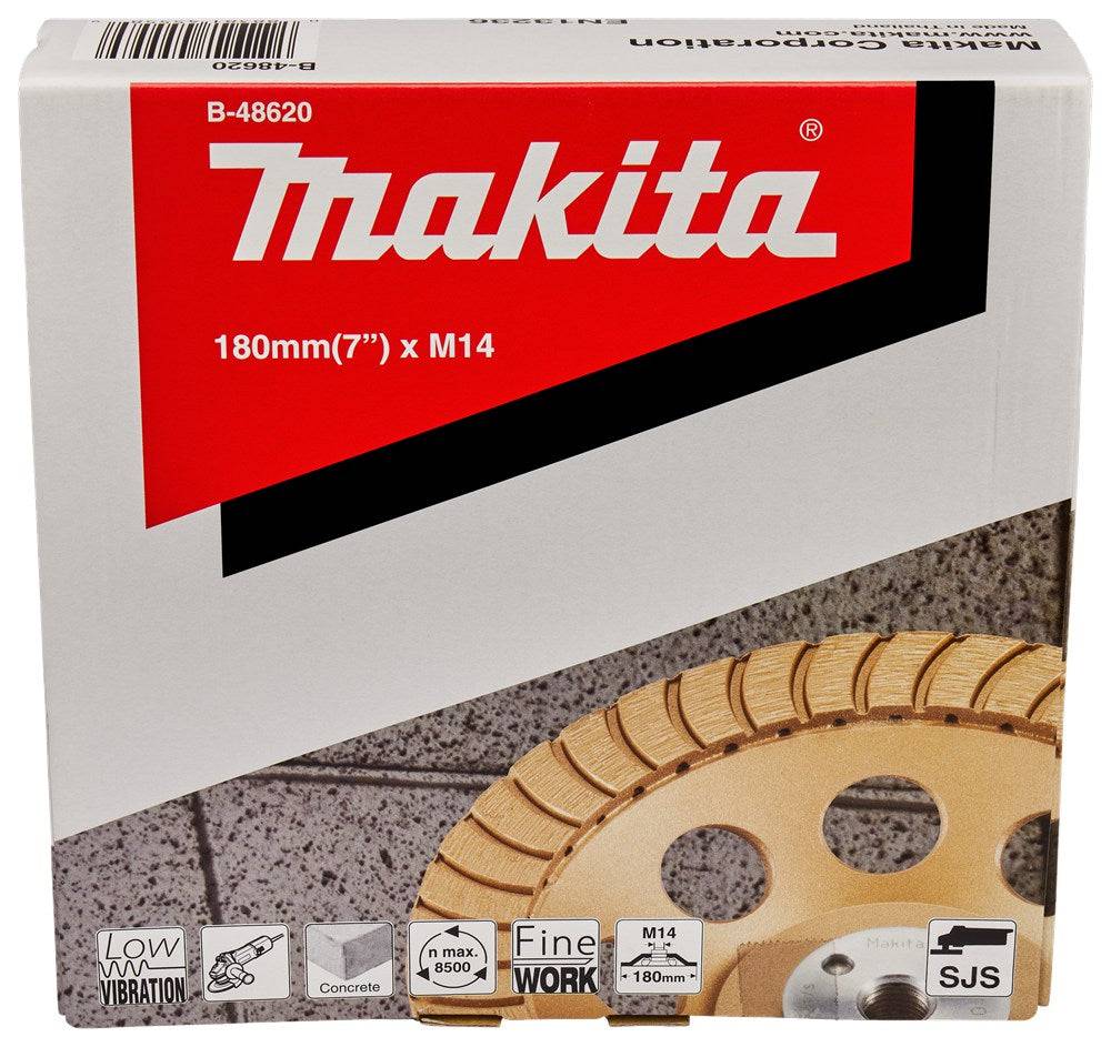 Makita Komschijf diam Turb 180mm M14 - B-48620-1