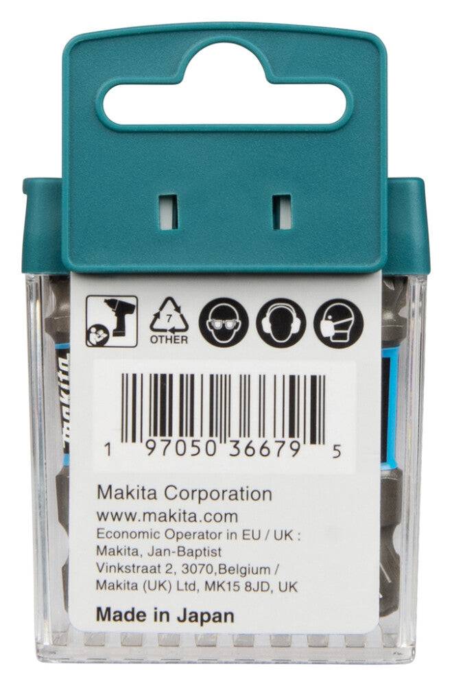 Makita Impact Premier Slagschroefbits PZ1x50mm 10st - E-25993-4