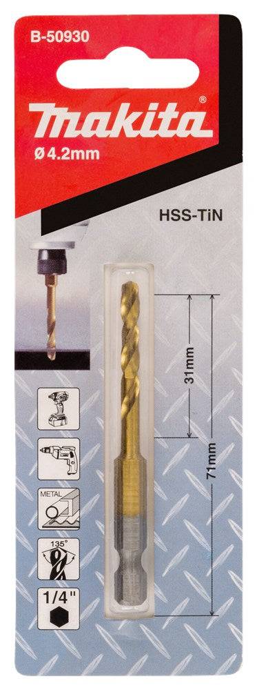 Makita Metaalb HSS-TiN Slags 4,2X71mm - B-50930-2