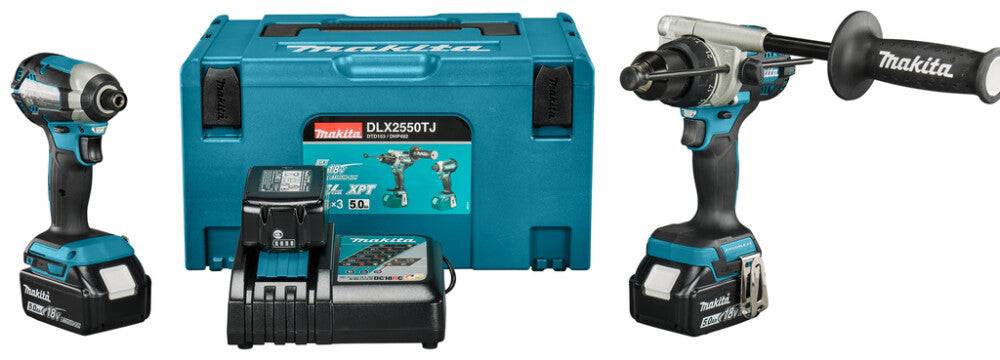Makita DLX2550TJ LXT 18V Combiset Klopboren en Slagschroeven (Makita gereedschapset)-1
