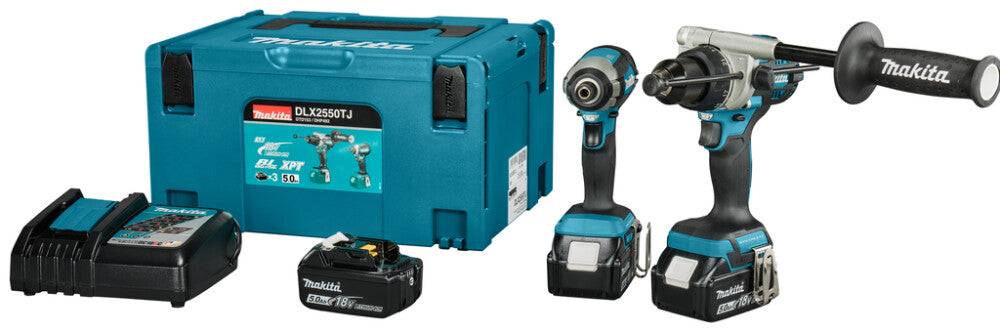 Makita DLX2550TJ LXT 18V Combiset Klopboren en Slagschroeven (Makita gereedschapset)-2